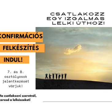 Konfirmációs felkészítés indul